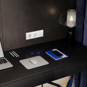 Выключатель 1-кл СП S70 10А с подсветкой механизм бел. матов. Voltum VLS010202 VLS010202