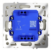 Переключатель проходной 1-кл. СП S70 10А механизм сталь Voltum VLS010305 VLS010305