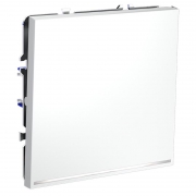 Переключатель проходной 1-кл. СП S70 10А с подсветкой механизм бел. матов. Voltum VLS010402 VLS010402