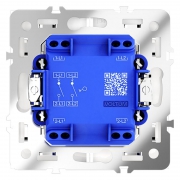 Выключатель 2-кл. СП S70 10А механизм бел. глянцевый Voltum VLS020101 VLS020101
