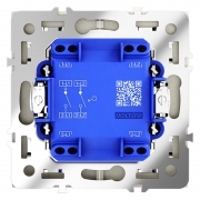 Выключатель 2-кл. СП S70 10А механизм сталь Voltum VLS020105 VLS020105