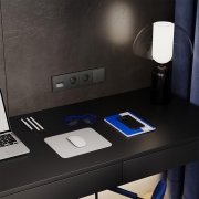 Выключатель 2-кл. СП S70 10А механизм титан Voltum VLS020106 VLS020106