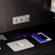 Выключатель 2-кл. СП S70 10А с подсветкой механизм шелк Voltum VLS020204 VLS020204