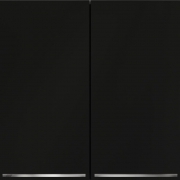 Выключатель 2-кл. СП S70 10А с подсветкой механизм черн. матов. Voltum VLS020208 VLS020208