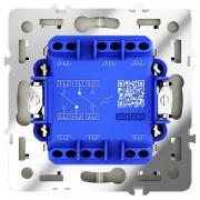 Переключатель проходной 2-кл. СП S70 10А механизм шелк Voltum VLS020304 VLS020304