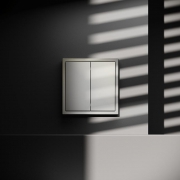 Переключатель проходной 2-кл. СП S70 10А механизм шелк Voltum VLS020304 VLS020304