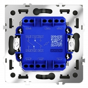 Переключатель проходной 2-кл. СП S70 10А механизм графит Voltum VLS020307 VLS020307