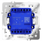 Переключатель проходной 2-кл. СП S70 10А с подсветкой механизм бел. матов. Voltum VLS020402 VLS020402