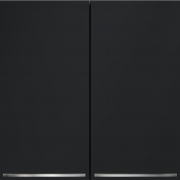 Переключатель проходной 2-кл. СП S70 10А с подсветкой механизм графит Voltum VLS020407 VLS020407