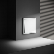 Выключатель 2-кл. СП S70 10А с самовозвратом механизм бел. матов. Voltum VLS020602 VLS020602