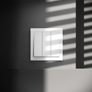 Выключатель 3-кл. СП S70 10А механизм бел. матов. Voltum VLS030102 VLS030102