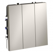 Выключатель 3-кл. СП S70 10А механизм кашемир Voltum VLS030103 VLS030103