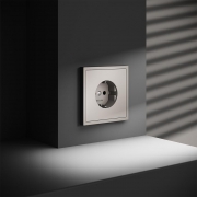 Розетка 1-м СП S70 16А с заземл. механизм кашемир Voltum VLS040103 VLS040103