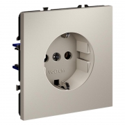 Розетка 1-м СП S70 16А с заземл. механизм кашемир Voltum VLS040103 VLS040103