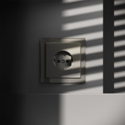 Розетка 1-м СП S70 16А с заземл. механизм шелк Voltum VLS040104 VLS040104