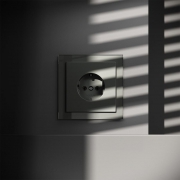 Розетка 1-м СП S70 16А с заземл. механизм титан Voltum VLS040106 VLS040106