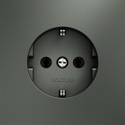 Розетка 1-м СП S70 16А с заземл. механизм титан Voltum VLS040106 VLS040106