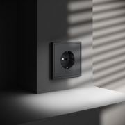 Розетка 1-м СП S70 16А с заземл. механизм графит Voltum VLS040107 VLS040107
