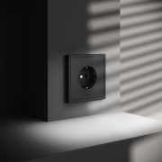 Розетка 1-м СП S70 16А с заземл. механизм черн. матов. Voltum VLS040108 VLS040108
