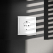 Розетка 1-м СП S70 16А с заземл. защ. шторки механизм бел. глянцевый Voltum VLS040201 VLS040201