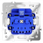 Розетка 1-м СП S70 16А с заземл. защ. шторки механизм бел. глянцевый Voltum VLS040201 VLS040201