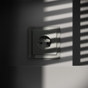 Розетка 1-м СП S70 16А с заземл. защ. шторки механизм титан Voltum VLS040206 VLS040206