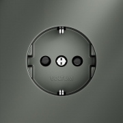 Розетка 1-м СП S70 16А с заземл. защ. шторки механизм титан Voltum VLS040206 VLS040206