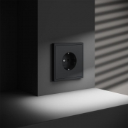 Розетка 1-м СП S70 16А с заземл. защ. шторки механизм графит Voltum VLS040207 VLS040207