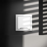 Розетка 1-м СП S70 16А с заземл. защ. шторки + крышка механизм бел. глянцевый Voltum VLS040301 VLS040301