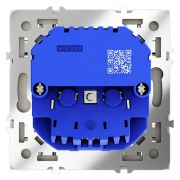 Розетка 1-м СП S70 16А с USB A+A с заземл. защ. шторки механизм сталь Voltum VLS040405 VLS040405