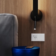 Розетка 1-м СП S70 16А с USB тип A+С механизм с заземл. защ. шторки бел. глянцевый Voltum VLS040501 VLS040501