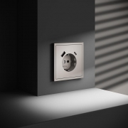 Розетка 1-м СП S70 16А с USB A+С с заземл. защ. шторки механизм кашемир Voltum VLS040503 VLS040503