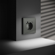 Розетка 1-м СП S70 16А с USB A+С с заземл. защ. шторки механизм титан Voltum VLS040506 VLS040506