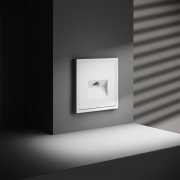 Розетка компьютерная 1-м СП S70 RJ45 кат.6 механизм бел. матов. Voltum VLS060102 VLS060102