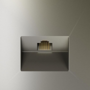 Розетка компьютерная 1-м СП S70 RJ45 кат.6 механизм шелк Voltum VLS060104 VLS060104