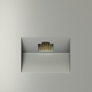 Розетка компьютерная 1-м СП S70 RJ45 кат.6 механизм сталь Voltum VLS060105 VLS060105