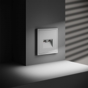 Розетка компьютерная 2-м СП S70 RJ45 + RJ45 кат.6 механизм бел. матов. Voltum VLS060202 VLS060202