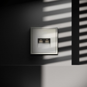 Розетка компьютерная 2-м СП S70 RJ45 + RJ45 кат.6 механизм шелк Voltum VLS060204 VLS060204