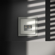 Розетка компьютерная 2-м СП S70 RJ45 + RJ45 кат.6 механизм сталь Voltum VLS060205 VLS060205