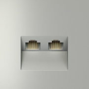 Розетка компьютерная 2-м СП S70 RJ45 + RJ45 кат.6 механизм сталь Voltum VLS060205 VLS060205