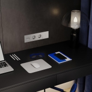 Розетка компьютерная 2-м СП S70 RJ45 + RJ45 кат.6 механизм сталь Voltum VLS060205 VLS060205