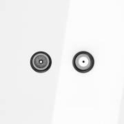 Розетка телевизионная оконечная TV + SAT 2-м СП S70 механизм бел. глянцевый Voltum VLS060401 VLS060401