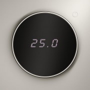 Терморегулятор электронный S70 с индикацией и датчиком для теплого пола механизм кашемир Voltum VLS070103 VLS070103