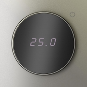 Терморегулятор электронный S70 с индикацией и датчиком для теплого пола механизм шелк Voltum VLS070104 VLS070104