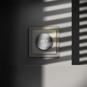 Терморегулятор электронный S70 с индикацией и датчиком для теплого пола механизм шелк Voltum VLS070104 VLS070104