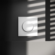 Светорегулятор поворотно-нажимной СП S70 600Вт механизм бел. матов. Voltum VLS070302 VLS070302