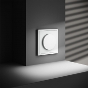 Светорегулятор поворотно-нажимной СП S70 600Вт механизм бел. матов. Voltum VLS070302 VLS070302