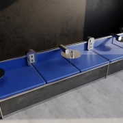 Светорегулятор поворотно-нажимной СП S70 600Вт механизм сталь Voltum VLS070305 VLS070305