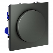 Светорегулятор поворотно-нажимной СП S70 600Вт механизм титан Voltum VLS070306 VLS070306