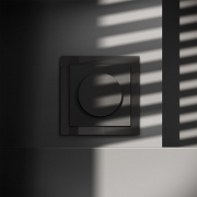 Светорегулятор поворотно-нажимной СП S70 600Вт механизм черн. матов. Voltum VLS070308 VLS070308